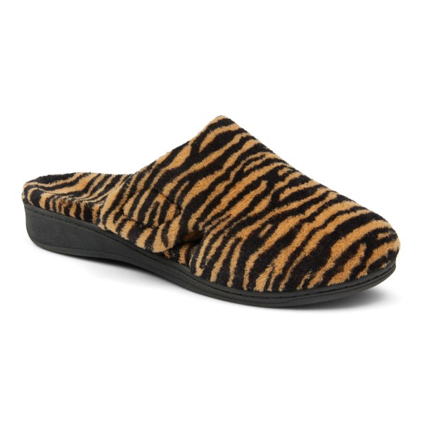 Vionic Slippers Ireland - Gemma Mule Slippers Leopard - Womens Shoes Discount | SVQYF-9735